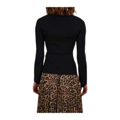 Liu Jo Rundhalset Strikkegenser i Svart - Elegant og Komfortabel -Dame-strikkegensere Salg unnamed file 10