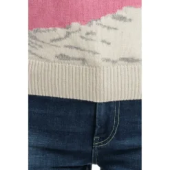 MC2 Saint Barth Rundhalset strikkejakke i rosa | Dameoverdeler | Høy kvalitet -Dame-strikkegensere Salg unnamed file 1031