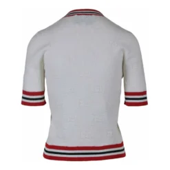 Gucci Grå Rundhalset Genser - Elegant Strikkegenser for Damer