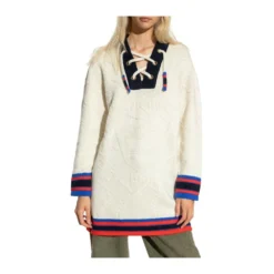 Etro Sweater With Decorative Lacing Beige - Elegant Dame Strikkegenser -Dame-strikkegensere Salg unnamed file 1058