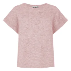 Just Female Cold Knit Vest Pink - Strikkejakke for Dame