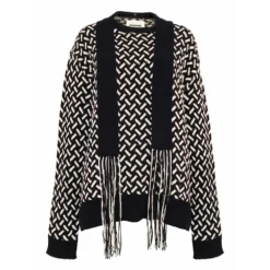 Jil Sander Grå Strikkegenser - Elegant Overdel for Damer