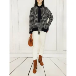 Jil Sander Grå Strikkegenser - Elegant Overdel for Damer -Dame-strikkegensere Salg unnamed file 1140