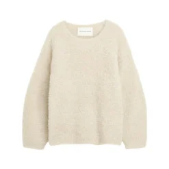 By Malene Birger Rundhalset strikkejakke i grått - Elegant og behagelig damegenser