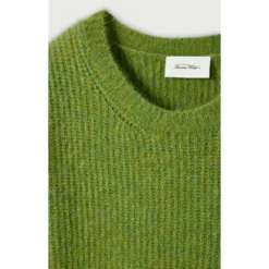 American Vintage East Jumper - Spring Melange Green | Dame Overdeler Strikkejakke -Dame-strikkegensere Salg unnamed file 1192