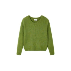 American Vintage East Jumper - Spring Melange Green | Dame Overdeler Strikkejakke -Dame-strikkegensere Salg unnamed file 1195