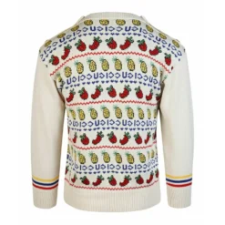 Gucci Fruit Intarsia Sweater White - Elegant Dameoverdel i Høy Kvalitet