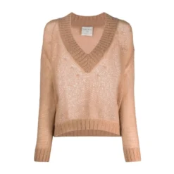 Forte Forte Beige Sweater - Elegant Strikkejakke for Dame