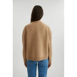 Axel Arigato Beyond Sweater Beige - Strikkejakke for Dame -Dame-strikkegensere Salg unnamed file 1239