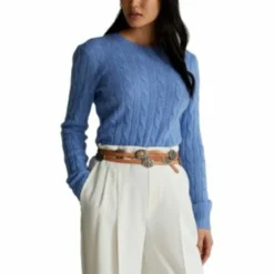 Polo Ralph Lauren PRL Grå Overdeler Blue - Dame Strikkejakke -Dame-strikkegensere Salg unnamed file 1251