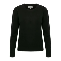 Part Two Evina Sweater Black - Elegant strikkejakke for damer