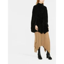 Stella McCartney Rundhalset strikkejakke i svart - Bærekraftig luksus -Dame-strikkegensere Salg unnamed file 1279