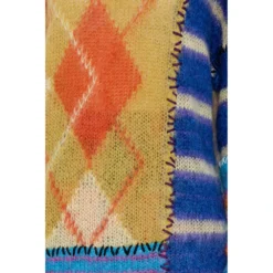 Marni Sweater With Stitching Beige - Elegant Dame Overdeler i Strikk -Dame-strikkegensere Salg unnamed file 1284