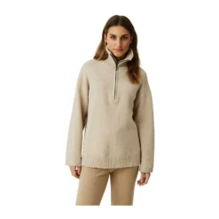 Lexington Madison Blend Half Zip Sweater Beige - Dame/Overdeler/Strikkejakker & -gensere -Dame-strikkegensere Salg unnamed file 1288