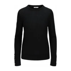 Riccovero Babita Sweater Black - Elegant Dameoverdel i Strikk