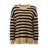 Lexington Sweater Beige - Elegant strikkejakke for damer