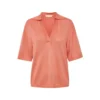 InWear Kilo Polo Pullover Pink - Elegant strikkejakke for damer