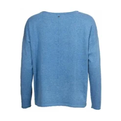Isay Frigga Knit Pullover Genser - Blå Strikkejakke for Damer -Dame-strikkegensere Salg unnamed file 134