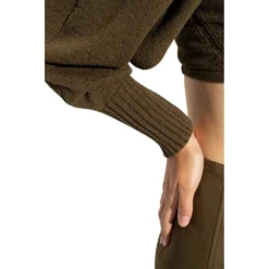 Cult Gaia 'Sally' Cropped Top Grønn - Strikkejakke for Damer -Dame-strikkegensere Salg unnamed file 1343