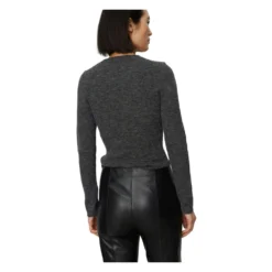 DAY Birger et Mikkelsen Milan Sweater Grå - Elegant strikkejakke for damer -Dame-strikkegensere Salg unnamed file 1348