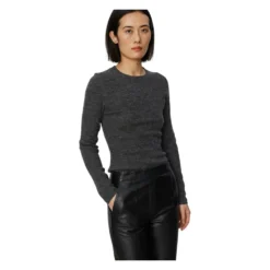 DAY Birger et Mikkelsen Milan Sweater Grå - Elegant strikkejakke for damer -Dame-strikkegensere Salg unnamed file 1349