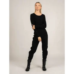 Patrizia Pepe Rundhalset Strikkgenser i Svart - Elegant og Tidløs Dameoverdel -Dame-strikkegensere Salg unnamed file 1371