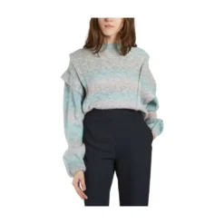 IRO Valya Pull Blue - Elegant strikkejakke for damer