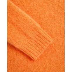 IBEN Monty Sweater CRE Orange - Strikkejakke for kvinner -Dame-strikkegensere Salg unnamed file 1417