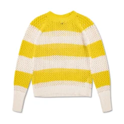 AllSaints Lou Sweater Gul - Strikket genser for damer