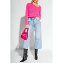 Samsøe Samsøe Blenda Cashmere Sweater Pink - Myk og luksuriøs strikkejakke for kvinner -Dame-strikkegensere Salg unnamed file 1422