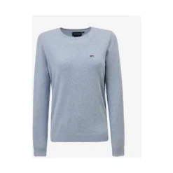 Lexington Sweater Blue - Elegant Strikkejakke for Damer