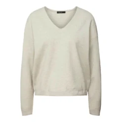 Marc Cain Trui TC 41.37 M28 135 B Grå - Elegant strikkejakke for damer