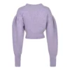 ROTATE Birger Christensen Sweater Purple - Elegant Strikkejakke for Damer