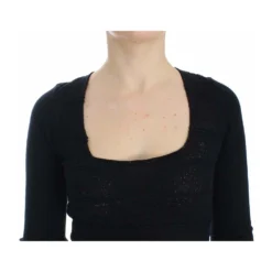 Ermanno Scervino Strikket Ull Stretch Genser i Blå - Elegant og Komfortabel -Dame-strikkegensere Salg unnamed file 1467