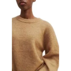 Second Female Brook Knit Drop Shoulder New Tobacco Brown Brown - Strikkejakke for Damer -Dame-strikkegensere Salg unnamed file 1473