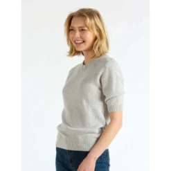 Kashmina Sofia Genser Grå - Elegant strikket genser for kvinner -Dame-strikkegensere Salg unnamed file 1494