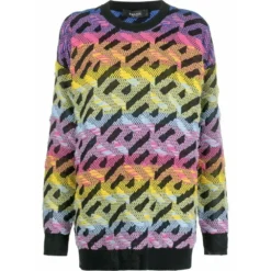 Versace KNIT SWEATER Black - Elegant Strikkegenser for Damer -Dame-strikkegensere Salg unnamed file 1541