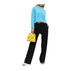 Jacquemus Neve Sweater Blue - Elegant Strikkejakke for Damer