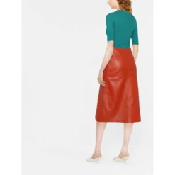 P.A.R.O.S.H. Rundhalset strikkejakke i grønn - Elegant og behagelig damegenser