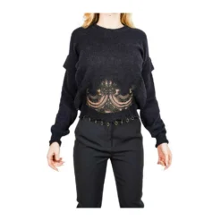 Manila Grace Genser Black - Elegant strikket genser for damer -Dame-strikkegensere Salg unnamed file 1568