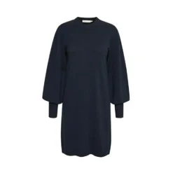 InWear Marine Blå Sammyiw Dress Kjole - Elegant Overdel for Damer
