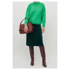 Drykorn Dame Sweatshirts & Hoodies Green - Strikkejakker & Gensere -Dame-strikkegensere Salg unnamed file 1657