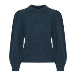 Gestuz Blå Strikkegenser - Elegant og Komfortabel Overdel for Damer -Dame-strikkegensere Salg unnamed file 1680