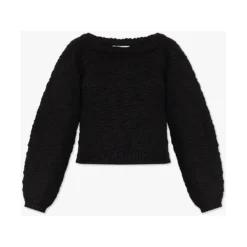 Helmut Lang Ullgenser i Svart - Elegant og Tidløs Strikkegenser for Kvinner -Dame-strikkegensere Salg unnamed file 1697