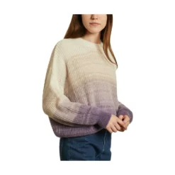 Hartford Pull Dégradé Maeve Beige - Elegant strikkejakke for damer