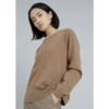 Munthe Sweetcorn Sweater - Camel Brown | Dame Strikkejakker & Gensere