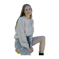 Arnie Says Sally Genser Pink - Elegant strikkejakke for damer