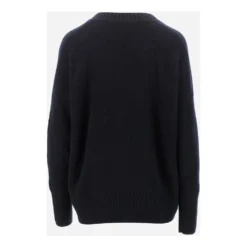 Allude Rundhalset strikkejakke i blå - Elegant og behagelig dameoverdel -Dame-strikkegensere Salg unnamed file 1726