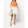 Tory Burch Orange Round-neck Knitwear - Elegant Dame Strikkegenser