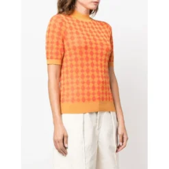 Tory Burch Orange Round-neck Knitwear - Elegant Dame Strikkegenser -Dame-strikkegensere Salg unnamed file 1732